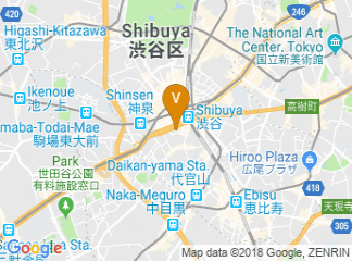 map of Cerulean Tower Tokyu Hotel