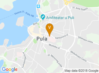map of University of Pula