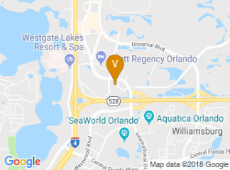 map of Rosen Centre Hotel