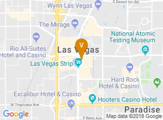 map of Bally’s Las Vegas Hotel