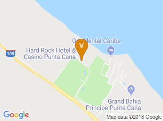 map of Hard Rock Hotel & Casino Punta Cana