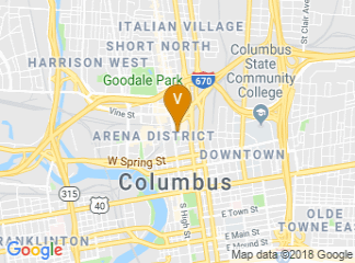map of Hyatt Regency Columbus