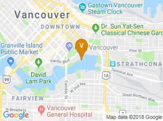 map of Parq Vancouver