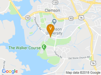 map of Clemson University