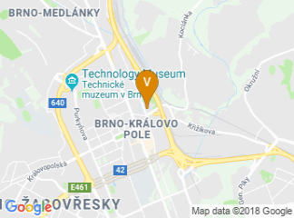 map of Faculty of Information Technology, Brno University of Technology
