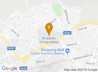 map of Anadolu University