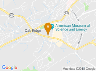 map of DoubleTree by Hilton Hotel Oak Ridge - Knoxville