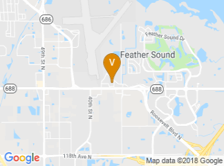map of Holiday Inn St Petersburg N - Clearwater