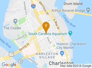 map of Hyatt Place Charleston/Historic District