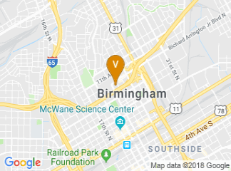 map of Birmingham Convention Center Sheraton