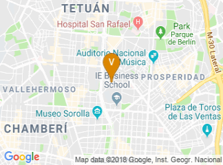 map of Ramón Areces Foundation