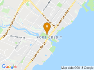 map of Port Credit Memorial Park Playground