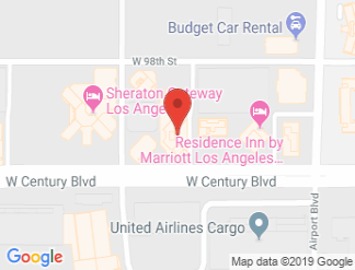 map of Crowne Plaza Los Angeles Airport