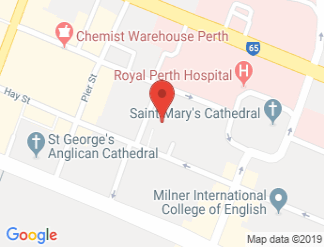 map of The Westin Perth