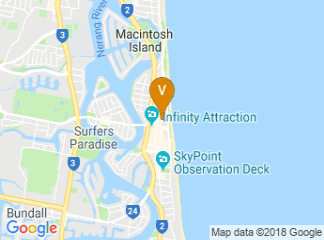 map of Mantra on View Hotel