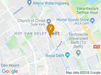map of IHE Delft Institute for Water Education