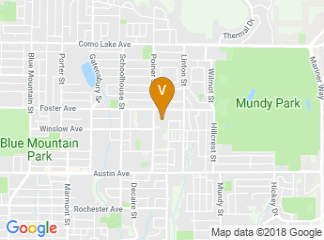 map of Poirier Sport & Leisure Complex