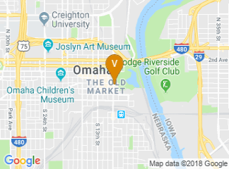 map of Embassy Suites Omaha - Downtown/Old Market