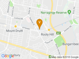map of Rooty Hill High School