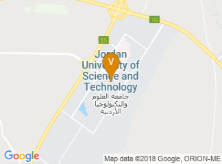 map of Jordan University of Science and Technology