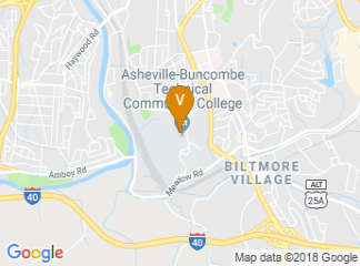 map of A-B Tech/Mission Health Conference Center