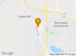 map of Snohomish Station Animal Hospital