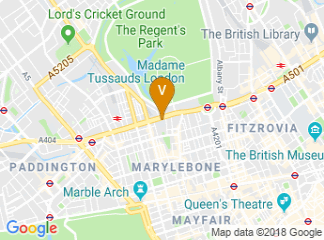 map of University of Westminster Marylebone Hall