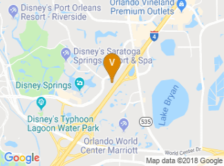 map of Hilton Orlando