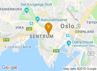 map of Park Inn by Radisson Oslo