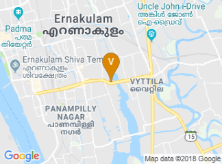 map of Radisson Blu Kochi