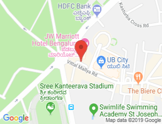 map of JW Marriott Hotel Bengaluru