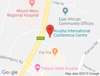 map of Arusha International Conference Centre
