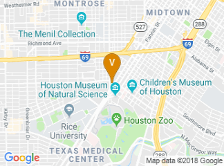 map of Museum of Fine Arts, Houston