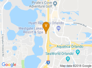 map of Westgate Lakes Resort & Spa
