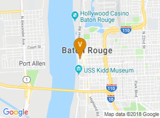 map of Hilton Baton Rouge Capitol Center