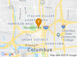 map of Le Méridien Columbus, The Joseph