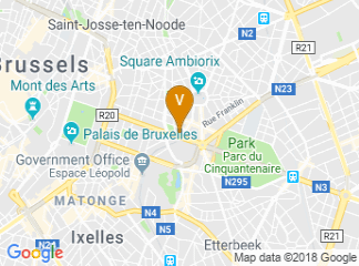 map of European Commission Charlemagne building