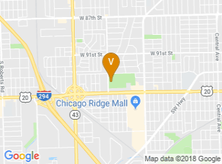 map of Oak Lawn Community Pavilion