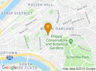map of University of Pittsburgh