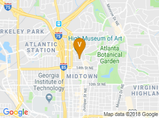 map of Woodruff Arts Center