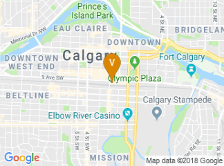 map of Fairmont Palliser