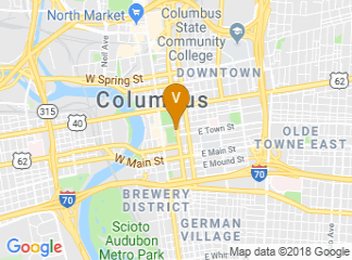 map of Sheraton Columbus Capitol Square