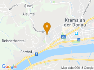 map of Danube University Krems