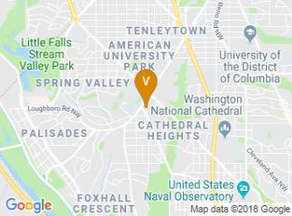 map of American University East Campus