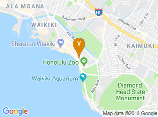 map of Pacific Beach Hotel
