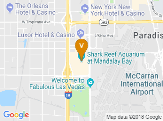 map of Mandalay Bay Beach