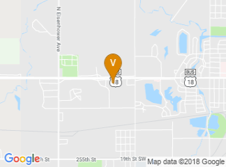 map of Holiday Inn Express & Suites Mason City
