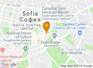 map of InterContinental Sofia