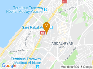 map of IBIS RABAT AGDAL