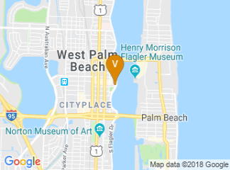 map of West Palm Beach Lake Pavilion